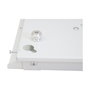 HAGOR WH SA Flip Soporte de TV fijo y giratorio para pared, 40 kg, hasta 139,7 cm (55"), 90° giro, color blanco