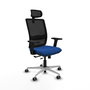 PIQUERAS Y CRESPO Silla de oficina Haches Azul y Negro