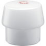 Boca de plástico de repuesto para maza Halder Simplex 40 mm Blanco