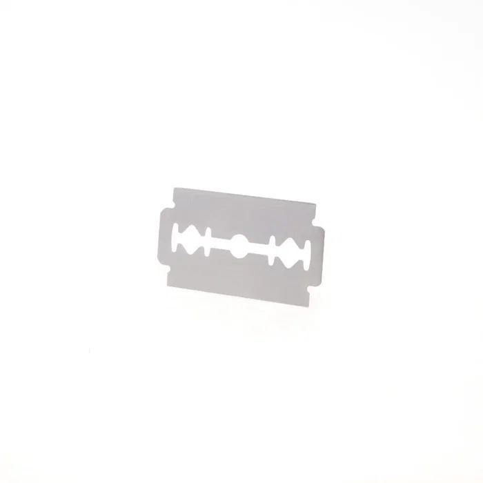 Kocos XIFOS Maquinilla de Afeitar de Doble Filo para Hombre, Color Gris, Incluye Base y 5 Cuchillas de Acero Inoxidable de Recambio, Afeitado de Precisión Tipo Barbería