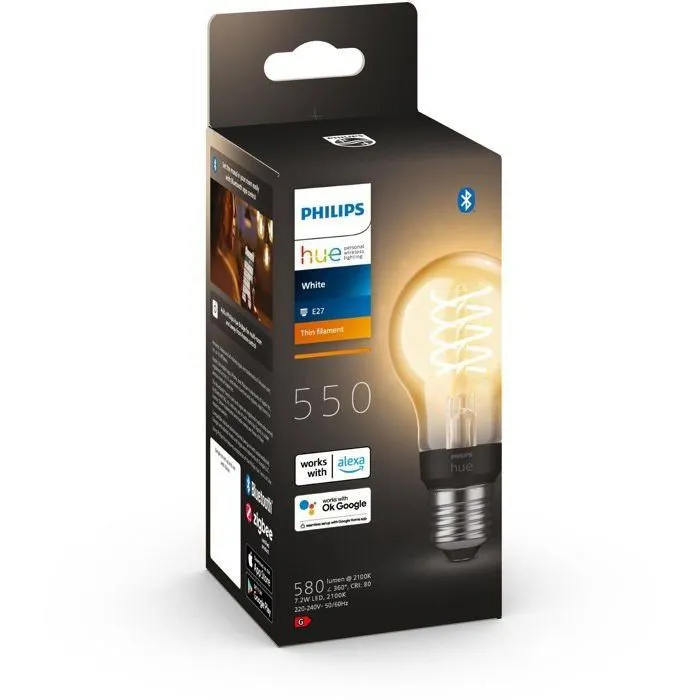 Philips Hue Bombilla LED de Filamento Vintage E27 Espíritu vintage PHI8719514342941