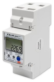 Qoltec Medidor de Consumo de Energía Monofásico Wi-Fi TUYA 230V LCD