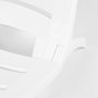 Aktive Silla de playa plegable baja color blanco