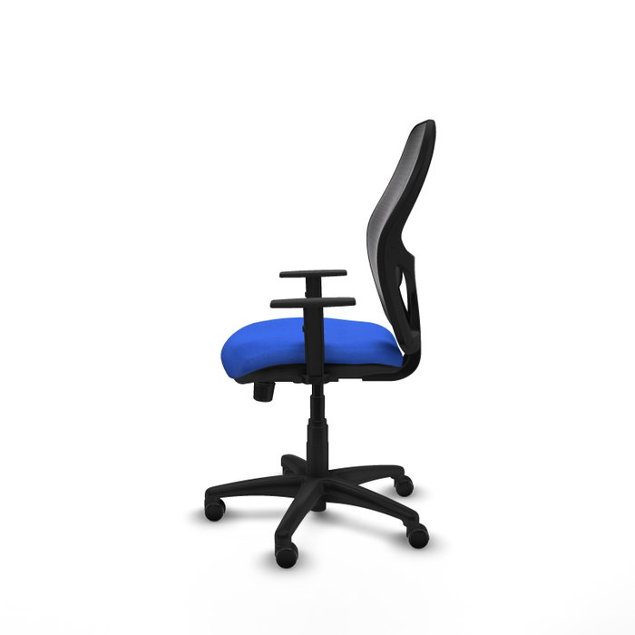 PIQUERAS Y CRESPO Silla de oficina Alocén, Mecanismo Sincro, Azul/Negro