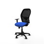 PIQUERAS Y CRESPO Silla de oficina Alocén, Mecanismo Sincro, Azul/Negro