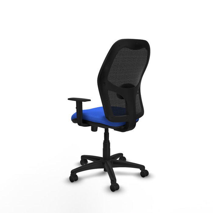 PIQUERAS Y CRESPO Silla de oficina Alocén, Mecanismo Sincro, Azul/Negro