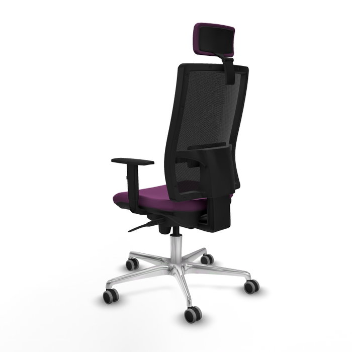 PIQUERAS Y CRESPO Silla de oficina Horna Morado y Negro PIQUERAS Y CRESPO Silla de oficina Horna Morado y Negro
