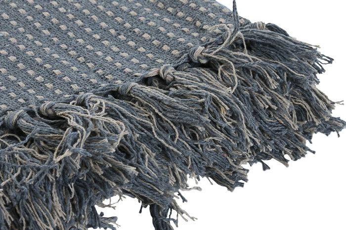 Plaid Basicos DKD Home Decor Gris 170 x 0.5 x 130 cm (2 Unidades)