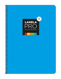 Lamela Bloc Tapa Extra Dura Fº 100H Cuadrovia 3 Mm Azul (5 Colores En Banda) (Set de 5)