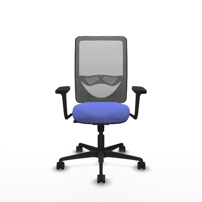 PIQUERAS Y CRESPO Silla de oficina Zulema con mecanismo Sincro, Azul claro y Gris PIQUERAS Y CRESPO Silla de oficina Zulema con mecanismo Sincro, Azul claro y Gris