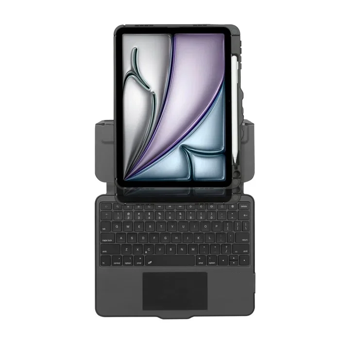 Targus VersaVu Teclado para iPad Air / Pro / 10th Gen 11" con Trackpad, Funda Protectora y Teclado AZERTY Francés Bluetooth 5.0 Negro