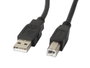 Lanberg Cable USB 2.0 USB-A a USB-B para Impresora 1m Negro