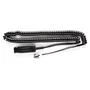 JPL Cable Espiral BL-12+P, Negro, Compatible con Plantronics QD, Conectores QD y RJ-11, Longitud 2 Metros