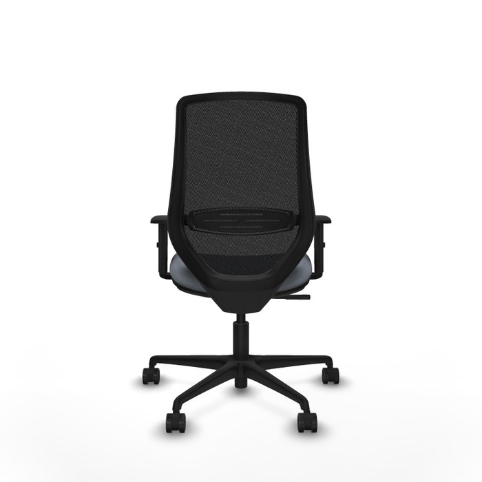 PIQUERAS Y CRESPO Silla de oficina Mardos con mecanismo Sincro, Gris y Negro