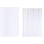DKD Home Decor Cortina de Poliéster con Bordado Blanco 140x260 cm