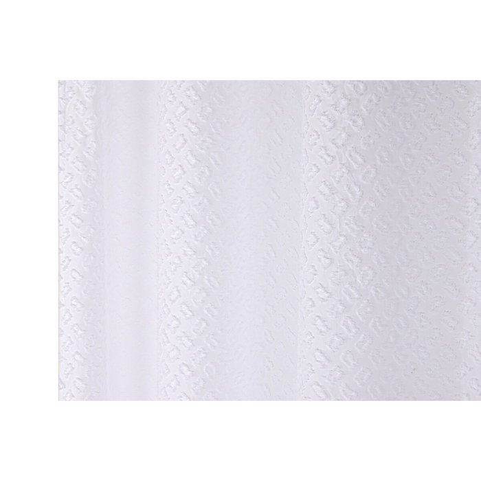 DKD Home Decor Cortina de Poliéster con Bordado Blanco 140x260 cm DKD Home Decor Cortina de Poliéster con Bordado Blanco 140x260 cm