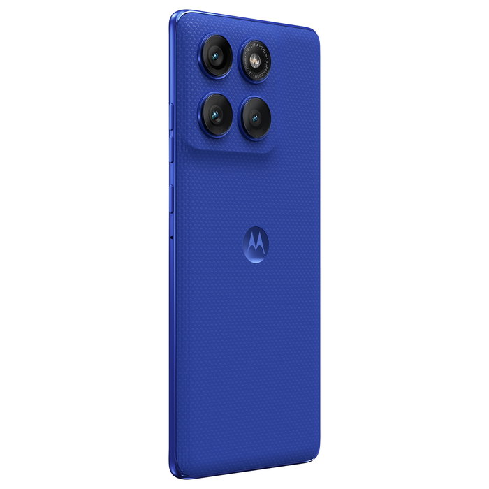 Motorola Edge 60 Pro Smartphone, 12 GB RAM, 512 GB, Pantalla P-OLED 6.67" Curva 120 Hz, Cámara Triple 50 MP + 50 MP + 10 MP, Batería 6000 mAh, 5G, Android 15, Color Azul Dazzling