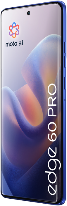 Motorola Edge 60 Pro Smartphone 5G 6.67 Pulgadas Pantalla Super HD 120Hz 12GB RAM 512GB Android 15 Bateria 6000mAh Resistente Agua IP68 Cámara 50MP Sony LYTIA Azul