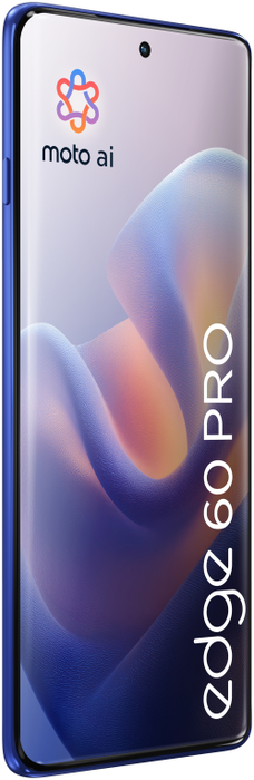 Motorola Edge 60 Pro Smartphone 5G 6.67 Pulgadas Pantalla Super HD 120Hz 12GB RAM 512GB Android 15 Bateria 6000mAh Resistente Agua IP68 Cámara 50MP Sony LYTIA Azul