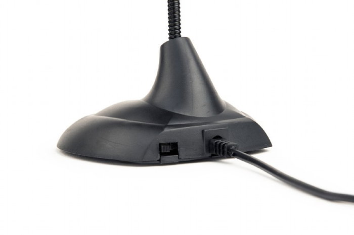 GEMBIRD Microfono de Sobremesa para PC, Captacion de Voz Clara para Juegos, Streaming y Videollamadas