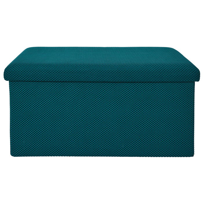 Home Deco Factory Banco Puf Plegable Atom Azul 76x38 cm Home Deco Factory Banco Puf Plegable Atom Azul 76x38 cm