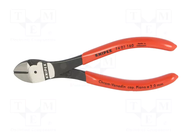 KNIPEX Alicates de corte lateral 160 mm