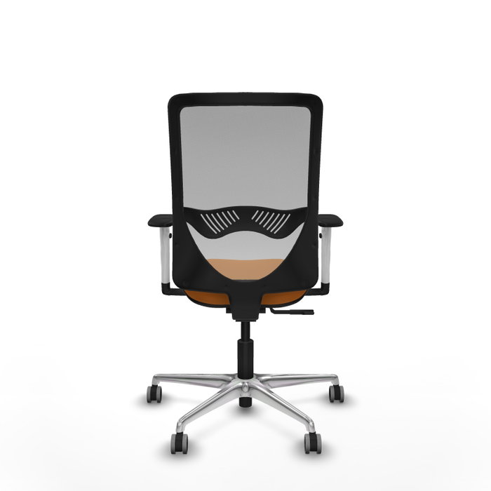 PIQUERAS Y CRESPO Silla de oficina Zulema con mecanismo Sincro, Naranja y Gris PIQUERAS Y CRESPO Silla de oficina Zulema con mecanismo Sincro, Naranja y Gris