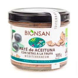 BIONSAN Paté de Aceitunas Setas a la Trufa 105Gr Eco Vegan