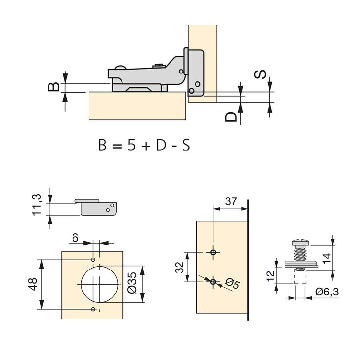 Emuca Lote de 20 bisagras codo X91 con cierre suave y suplementos Euro, Altura 0, Niquelado, Titanio Emuca Lote de 20 bisagras codo X91 con cierre suave y suplementos Euro, Altura 0, Niquelado, Titanio