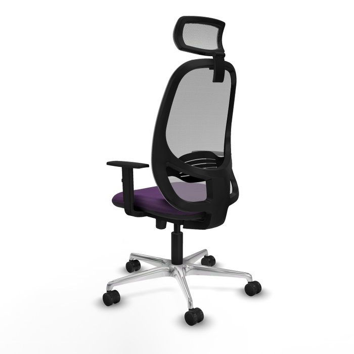 PIQUERAS Y CRESPO Silla de oficina Cilanco Morado/Gris