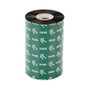 Zebra 5095 Resina - Cinta de Impresión 110mm x 450m, Negro, 6 Rollos con Núcleo de 25mm, Compatible con Zebra