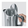 Severin WK 3418 Hervidor de agua 1,7 L Plata/Negro