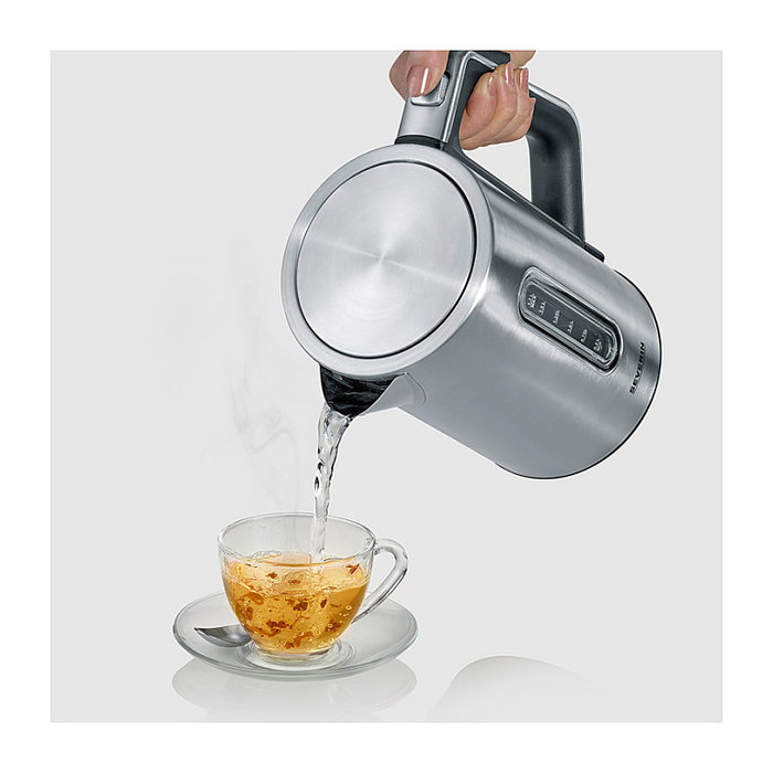 Severin WK 3418 Hervidor de agua 1,7 L Plata/Negro Severin WK 3418 Hervidor de agua 1,7 L Plata/Negro