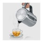 Severin WK 3418 Hervidor de agua 1,7 L Plata/Negro