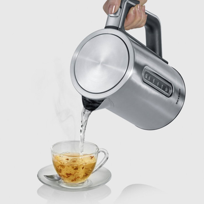 Severin WK 3418 Hervidor de agua 1,7 L Plata/Negro Severin WK 3418 Hervidor de agua 1,7 L Plata/Negro
