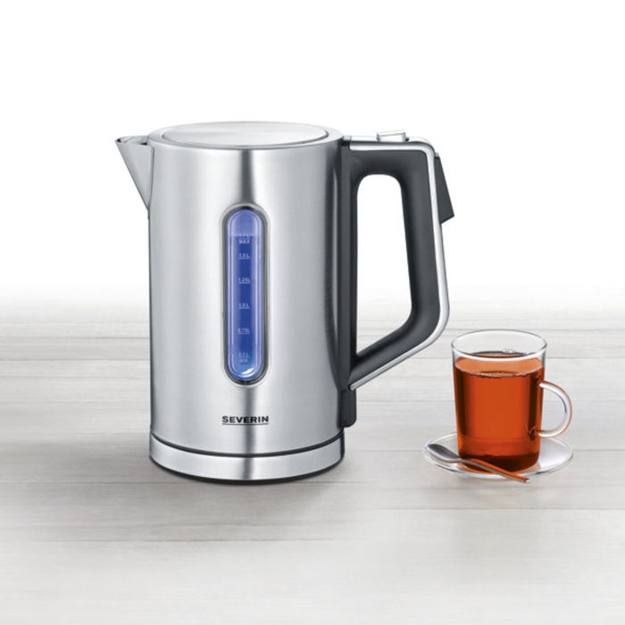 Severin WK 3418 Hervidor de agua 1,7 L Plata/Negro Severin WK 3418 Hervidor de agua 1,7 L Plata/Negro