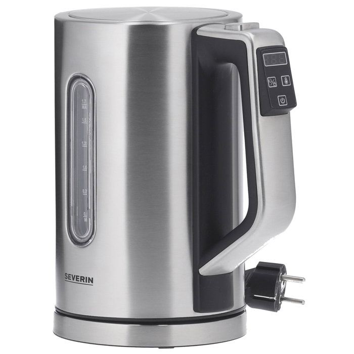 Severin WK 3418 Hervidor de agua 1,7 L Plata/Negro Severin WK 3418 Hervidor de agua 1,7 L Plata/Negro