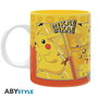 Abysse Taza Cerámica Pokémon Pikachu Manga 320ml, Aptas Lavavajillas y Microondas