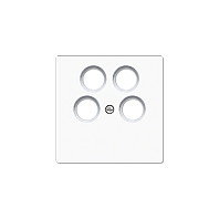 Jung LS 990-4 SAT2 WW Cubierta para Tomas de Antena/SAT-TV Blanco
