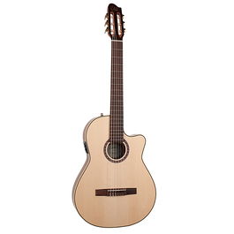 Godin Arena Mahogany CW Clasica II Guitarra Clásica Cuerpo Estrecho Cutaway Electrificada Fishman Presys II Tapa Abeto Caoba Alto Brillo