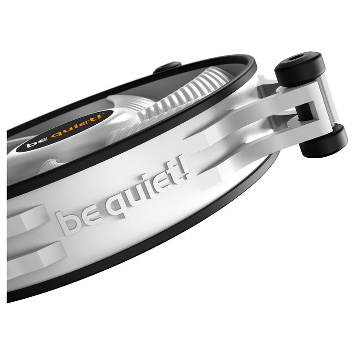 be quiet! Shadow Wings 2 BL089 - Ventilador 120mm Blanco PWM, 1100 RPM, 65 m³/h, Rodamiento Rifle, 4 Pines