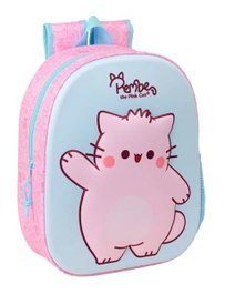Safta Mochila 3D Pembe The Pink Cat 33cm