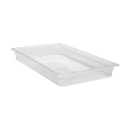CAMBRO - 12PP-190 - Recipiente GN 1/1 8,5 L - 32,5 x 53 x 6,5 cm - (No incluye tapa) Blanco translúcido - Venta 1 unidad.
