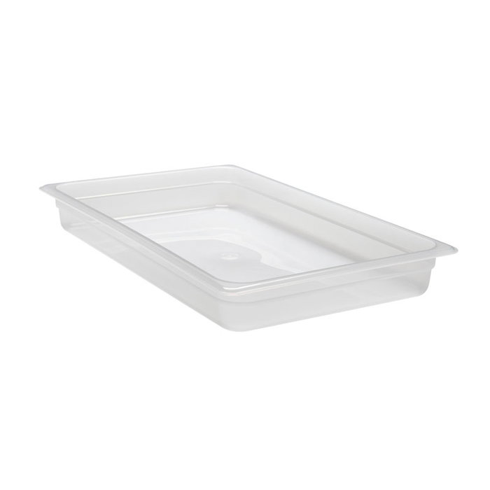 CAMBRO - 12PP-190 - Recipiente GN 1/1 8,5 L - 32,5 x 53 x 6,5 cm - (No incluye tapa) Blanco translúcido - Venta 1 unidad. CAMBRO - 12PP-190 - Recipiente GN 1/1 8,5 L - 32,5 x 53 x 6,5 cm - (No incluye tapa) Blanco translúcido - Venta 1 unidad.