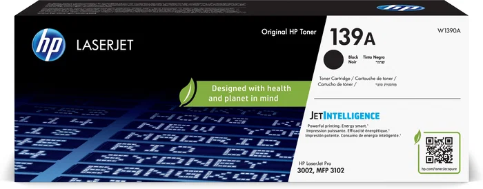 HP Cartucho de Tóner Original 139A Negro W1390A