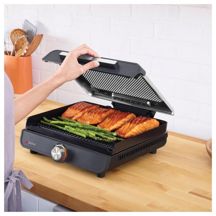 Ninja GR101EU Sizzle Parrilla y Plancha de Interior Negra Ninja GR101EU Sizzle Parrilla y Plancha de Interior Negra