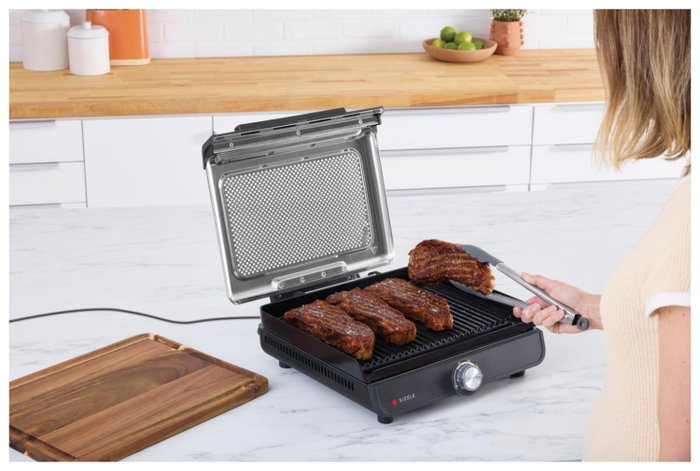 Ninja GR101EU Sizzle Parrilla y Plancha de Interior Negra Ninja GR101EU Sizzle Parrilla y Plancha de Interior Negra