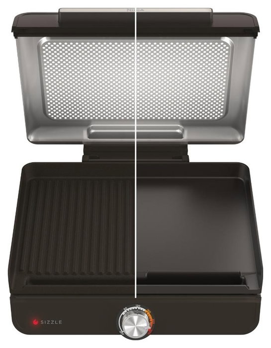 Ninja GR101EU Sizzle Parrilla y Plancha de Interior Negra Ninja GR101EU Sizzle Parrilla y Plancha de Interior Negra