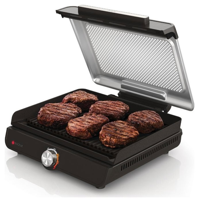 Ninja GR101EU Sizzle Parrilla y Plancha de Interior Negra Ninja GR101EU Sizzle Parrilla y Plancha de Interior Negra