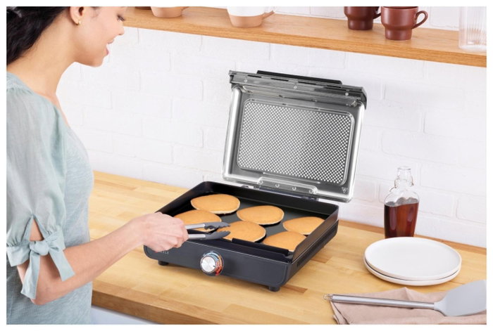 Ninja GR101EU Sizzle Parrilla y Plancha de Interior Negra Ninja GR101EU Sizzle Parrilla y Plancha de Interior Negra